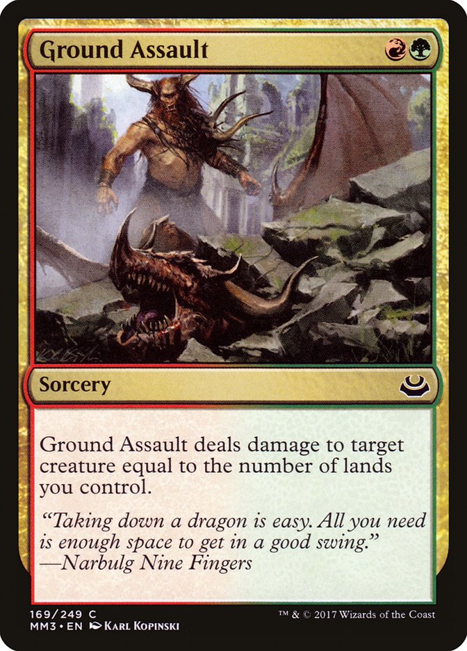 Ground Assault [Modern Masters 2017] | Webway Games