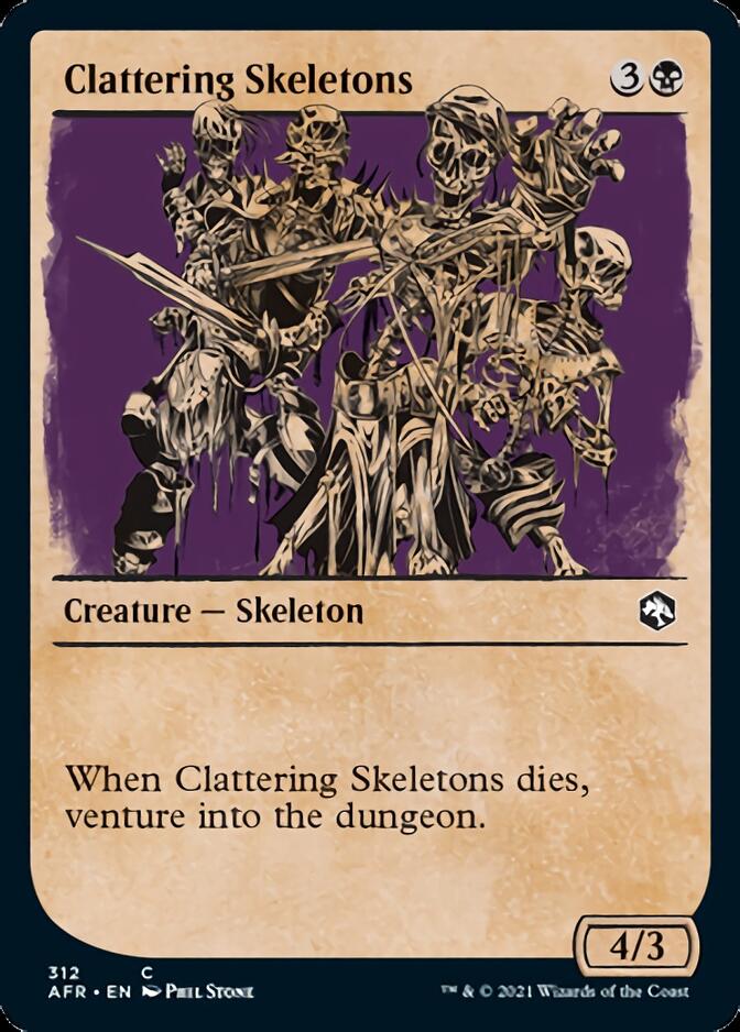 Clattering Skeletons (Showcase) [Dungeons & Dragons: Adventures in the Forgotten Realms] | Webway Games