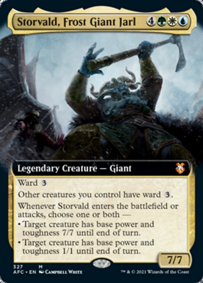 Storvald, Frost Giant Jarl (Extended) [Dungeons & Dragons: Adventures in the Forgotten Realms Commander] | Webway Games