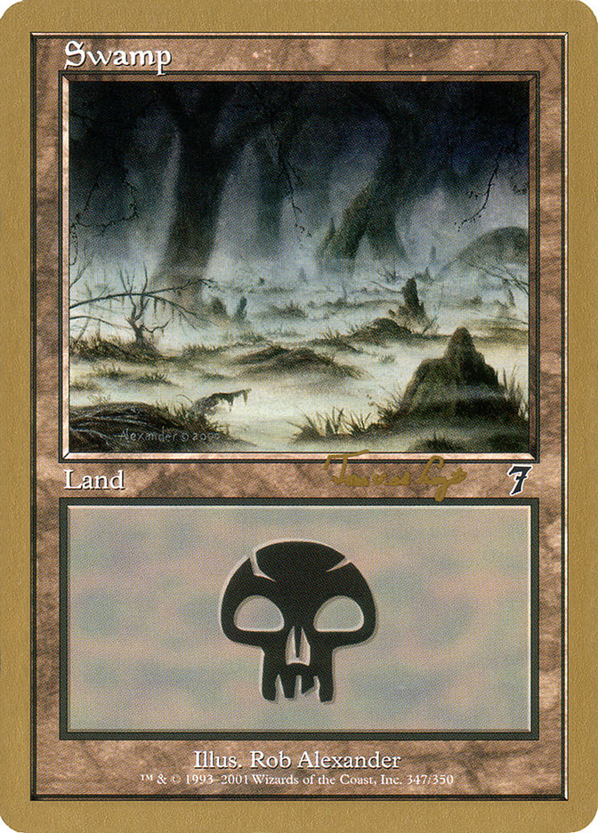 Swamp (tvdl347) (Tom van de Logt) [World Championship Decks 2001] | Webway Games