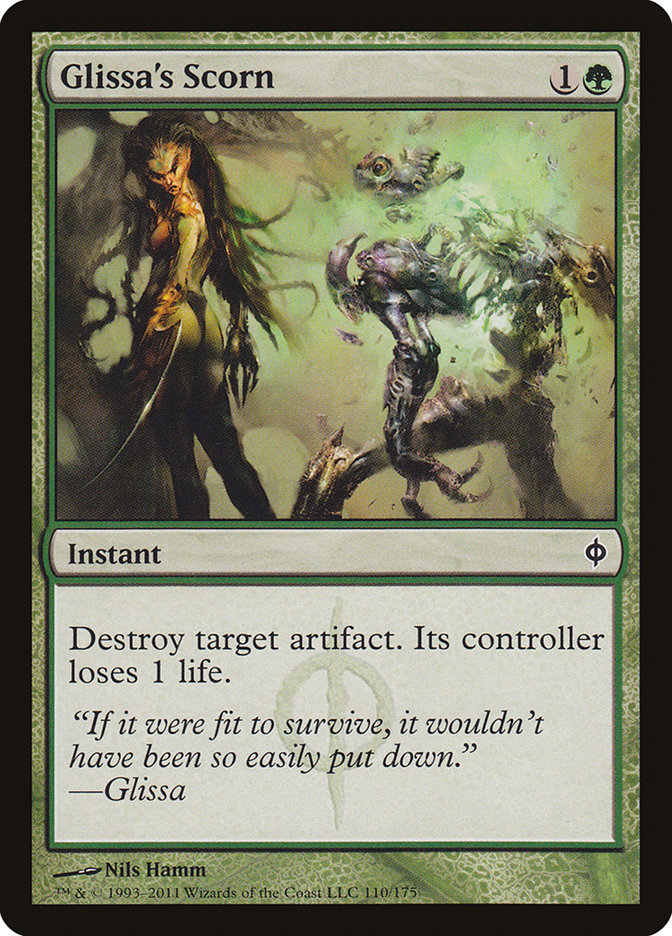 Glissa's Scorn [New Phyrexia] | Webway Games