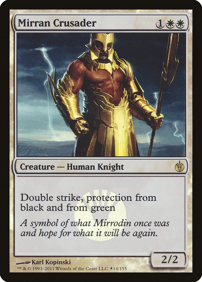 Mirran Crusader (Buy-A-Box) [Mirrodin Besieged Promos] | Webway Games