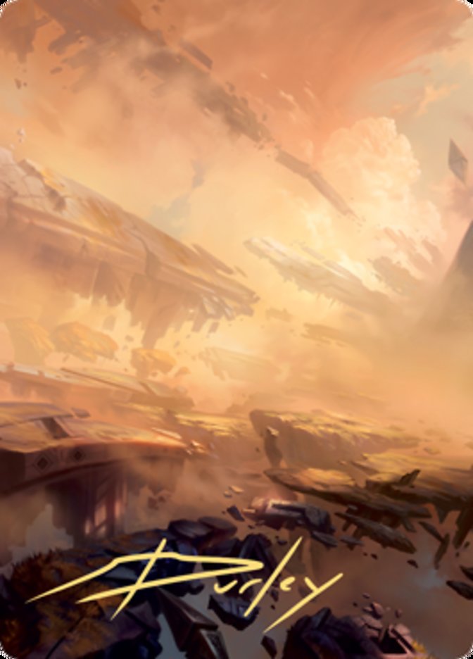 Plains 1 Art Card (Gold-Stamped Signature) [Zendikar Rising Art Series] | Webway Games