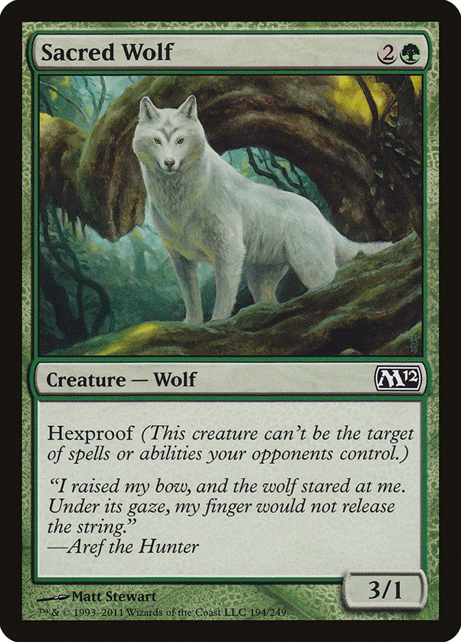 Sacred Wolf [Magic 2012] | Webway Games
