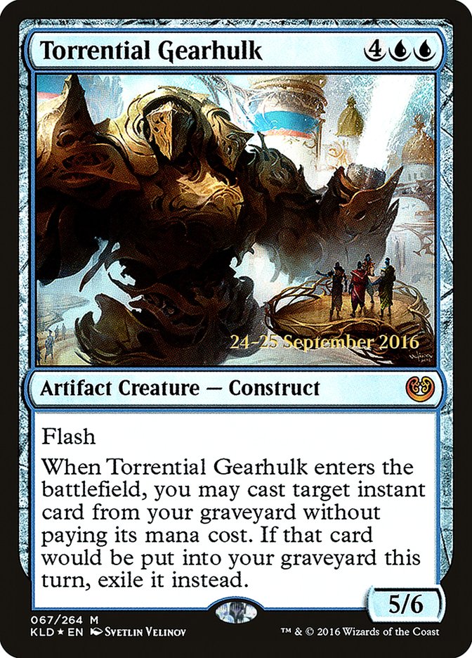 Torrential Gearhulk  (Prerelease) [Kaladesh Prerelease Promos] | Webway Games