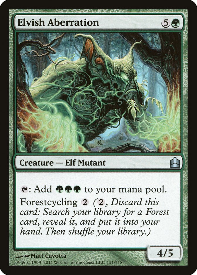Elvish Aberration [Commander 2011] | Webway Games