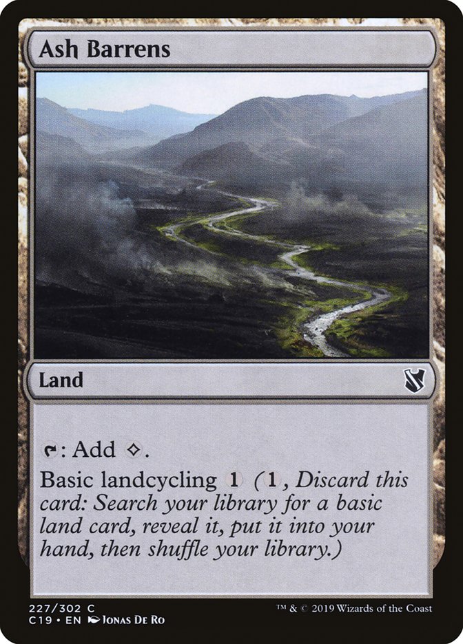 Ash Barrens [Commander 2019] | Webway Games