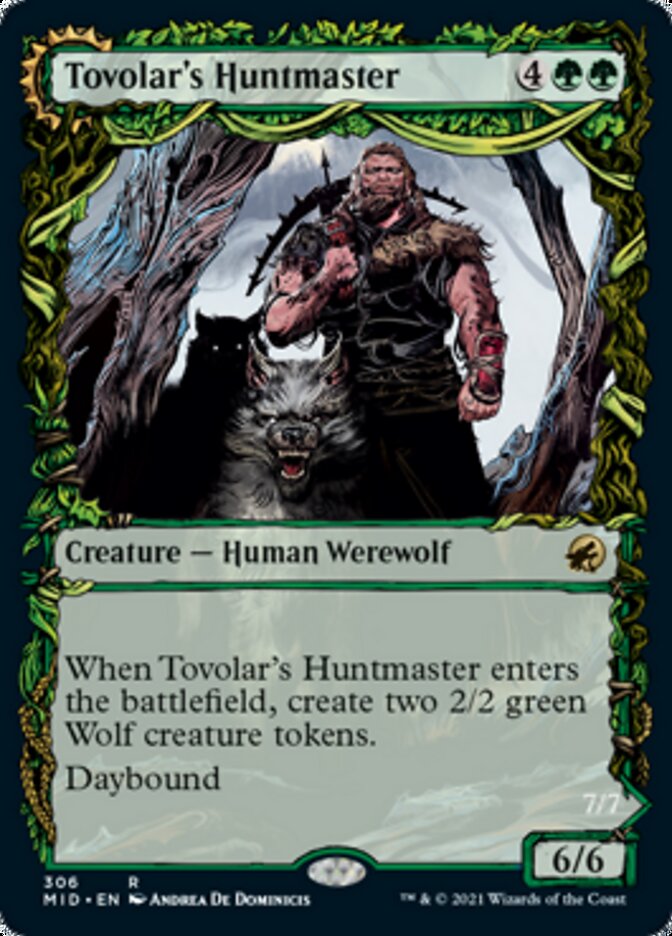 Tovolar's Huntmaster // Tovolar's Packleader (Showcase Equinox) [Innistrad: Midnight Hunt] | Webway Games
