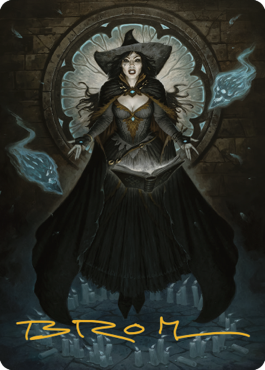 Tasha, the Witch Queen Art Card (76) (Gold-Stamped Signature) [Commander Legends: Battle for Baldur's Gate Art Series] | Webway Games