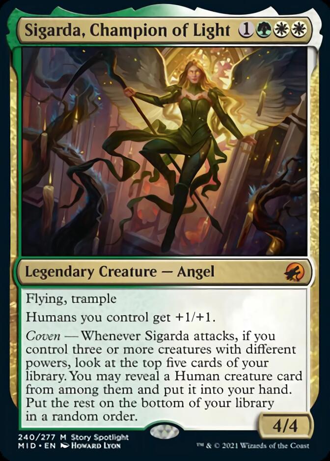Sigarda, Champion of Light [Innistrad: Midnight Hunt] | Webway Games