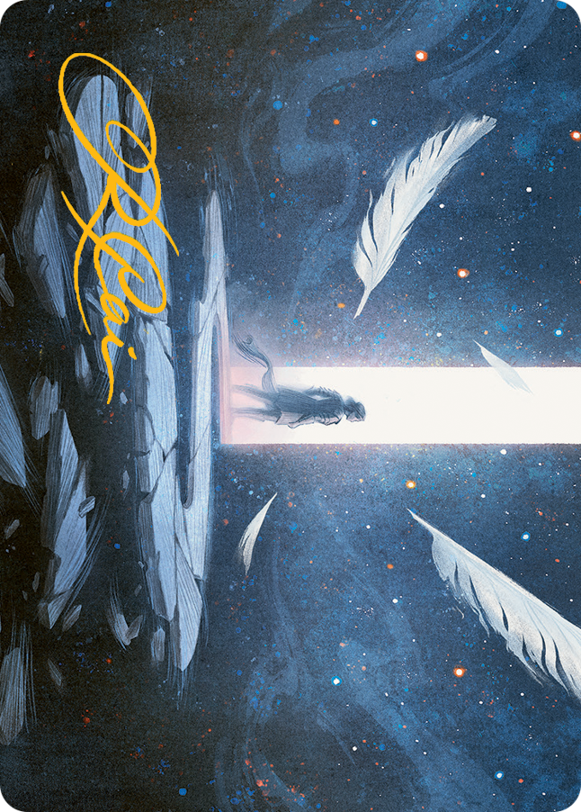 Moment of Truth Art Card (Gold-Stamped Signature) [March of the Machine Art Series] | Webway Games