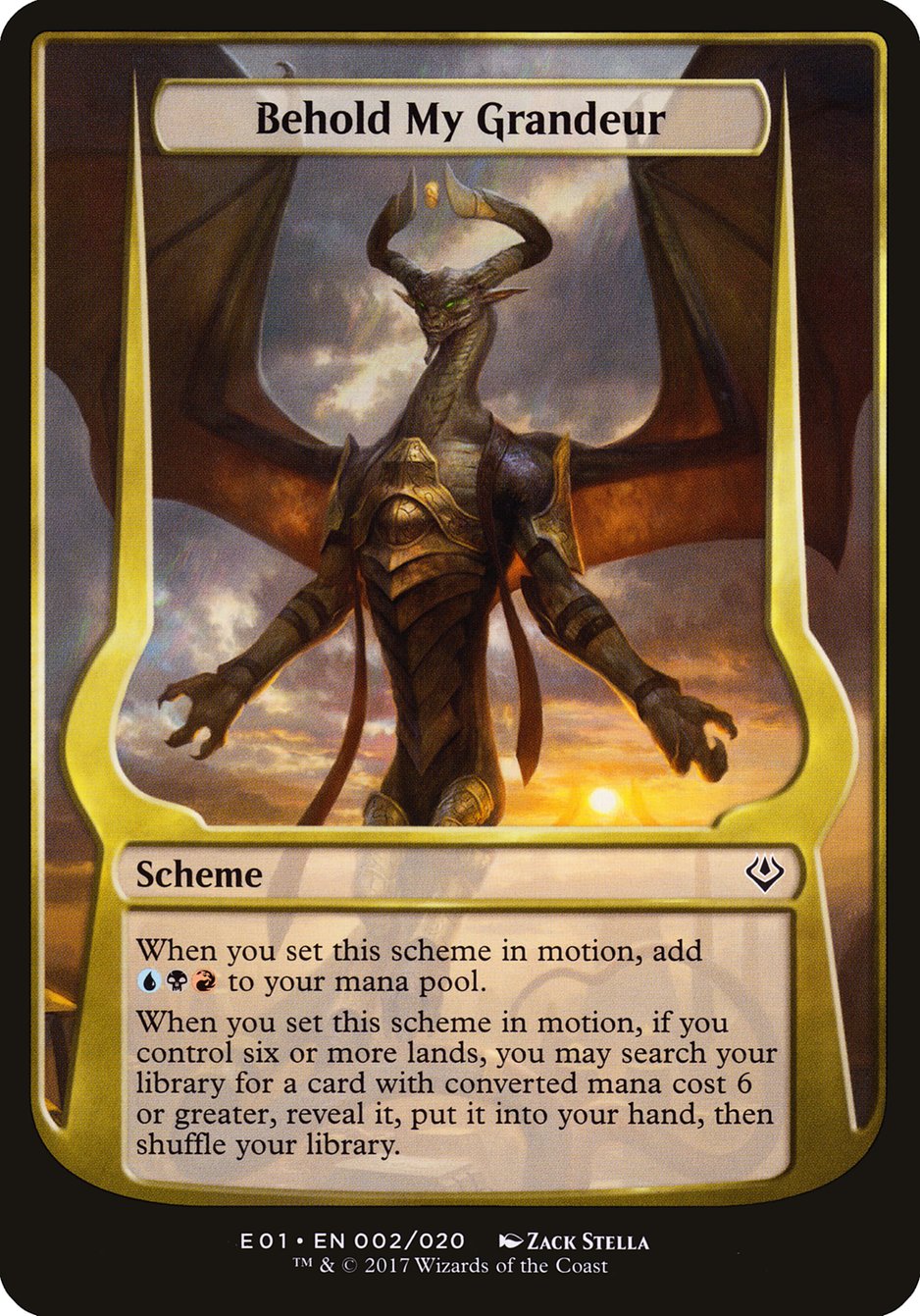 Behold My Grandeur [Archenemy: Nicol Bolas Schemes] | Webway Games