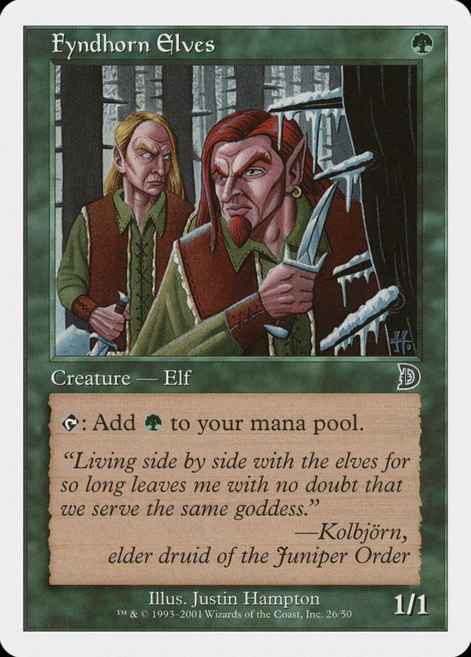 Fyndhorn Elves [Deckmasters] | Webway Games