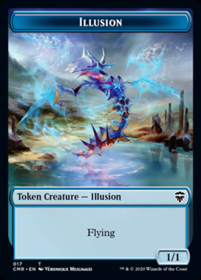 Illusion // Saproling Token [Commander Legends Tokens] | Webway Games