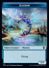 Illusion // Saproling Token [Commander Legends Tokens] | Webway Games