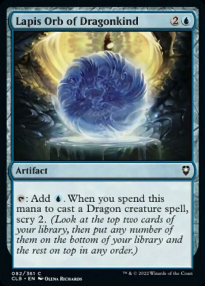 Lapis Orb of Dragonkind [Commander Legends: Battle for Baldur's Gate] | Webway Games