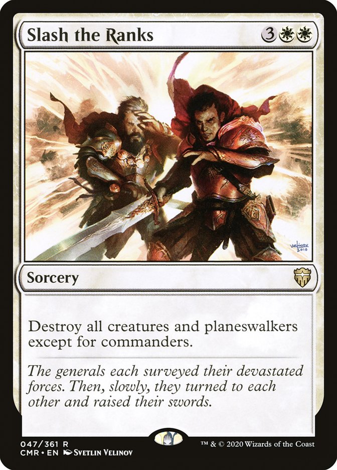 Slash the Ranks [Commander Legends] | Webway Games