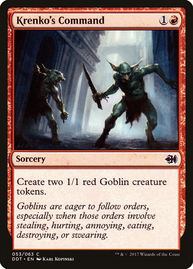 Krenko's Command [Duel Decks: Merfolk vs. Goblins] | Webway Games