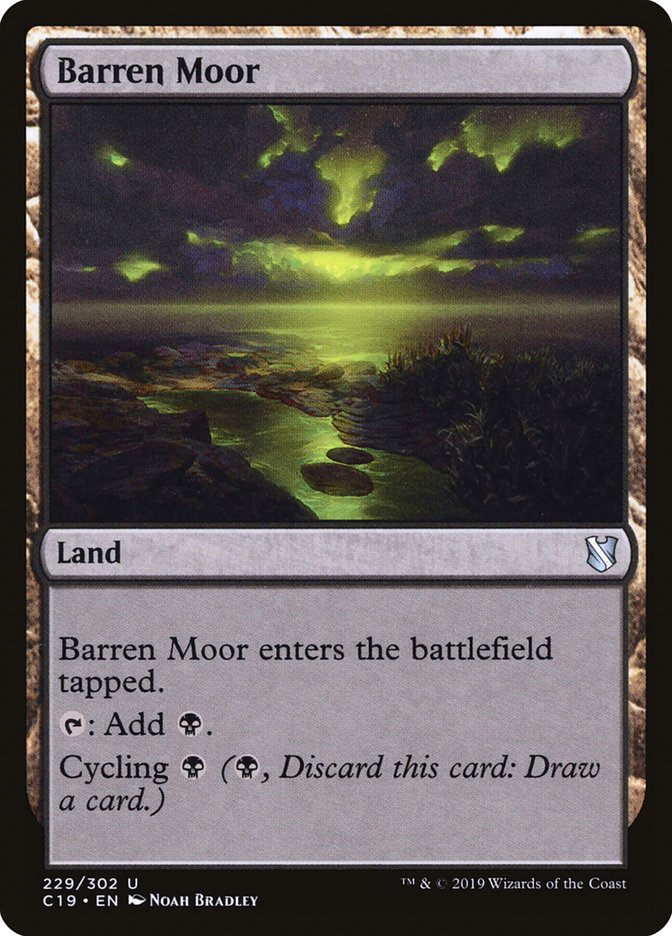 Barren Moor [Commander 2019] | Webway Games