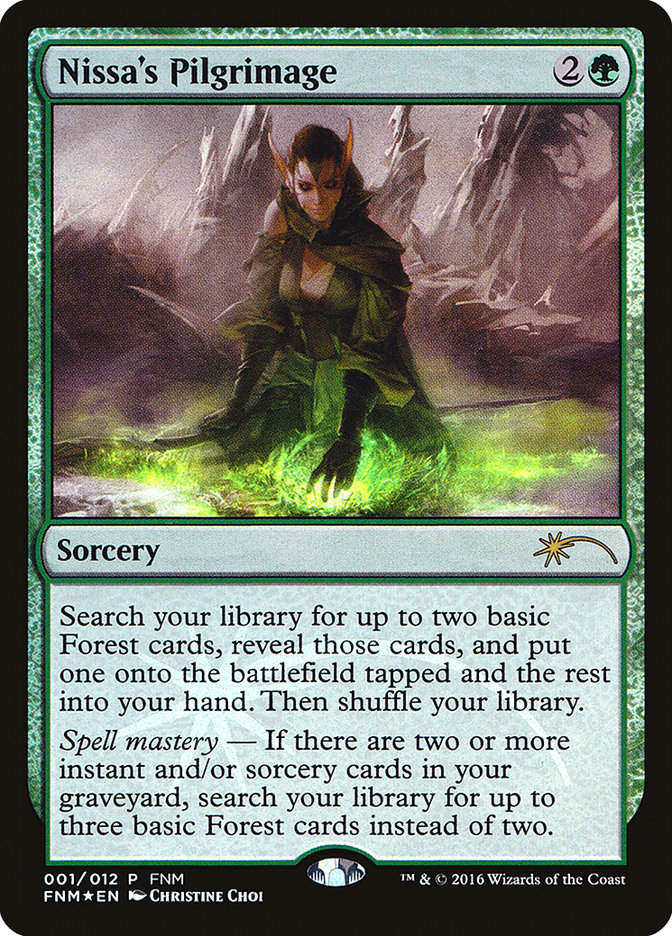 Nissa's Pilgrimage [Friday Night Magic 2016] | Webway Games
