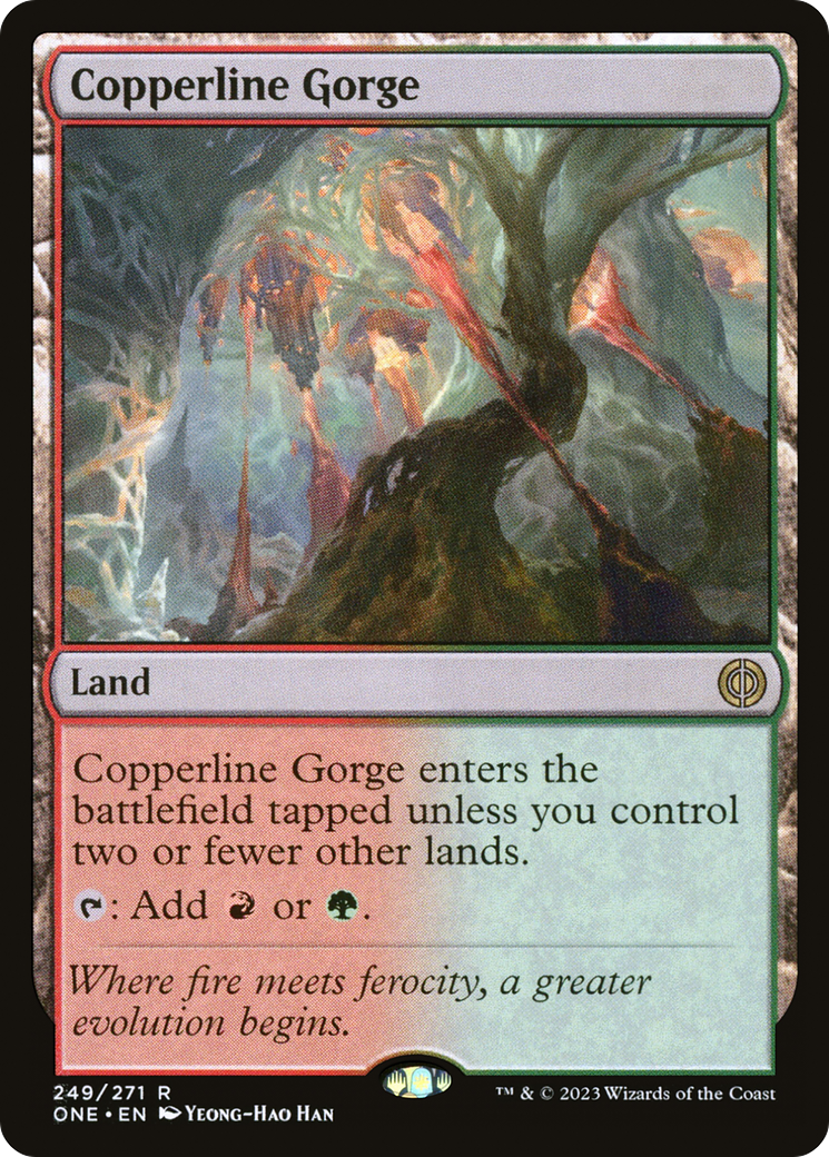 Copperline Gorge [Phyrexia: All Will Be One] | Webway Games