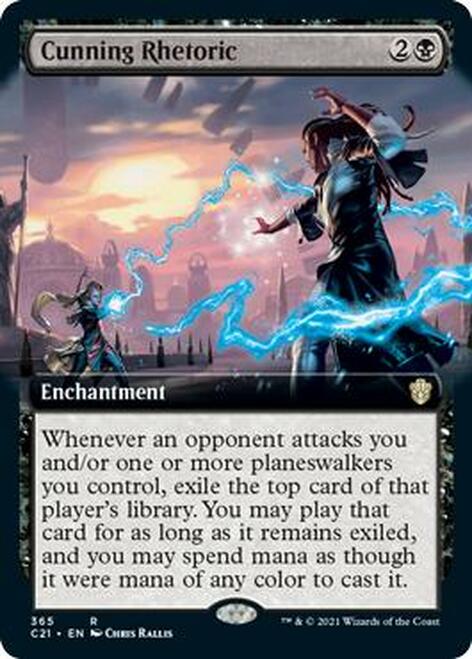 Cunning Rhetoric (Extended) [Commander 2021] | Webway Games