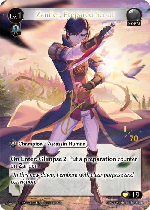 Zander, Prepared Scout (CUR) (013) [Dawn of Ashes: 1st Edition] | Webway Games
