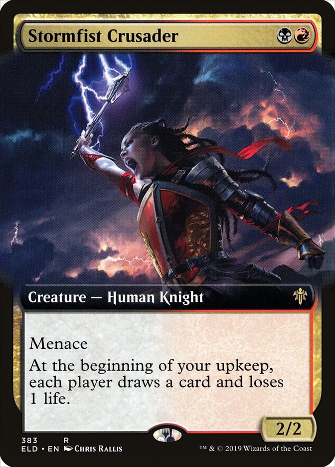Stormfist Crusader (Extended Art) [Throne of Eldraine] | Webway Games
