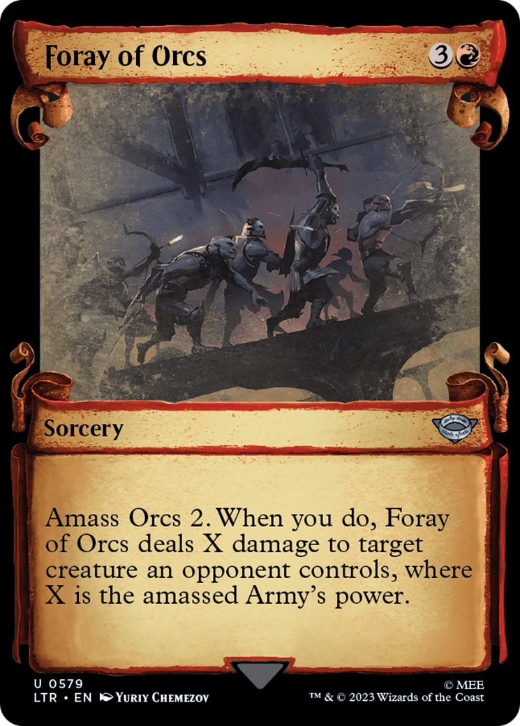 Foray of Orcs [The Lord of the Rings: Tales of Middle-Earth Showcase Scrolls] | Webway Games
