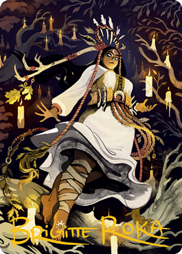 Candlegrove Witch 2 Art Card (Gold-Stamped Signature) [Innistrad: Midnight Hunt Art Series] | Webway Games