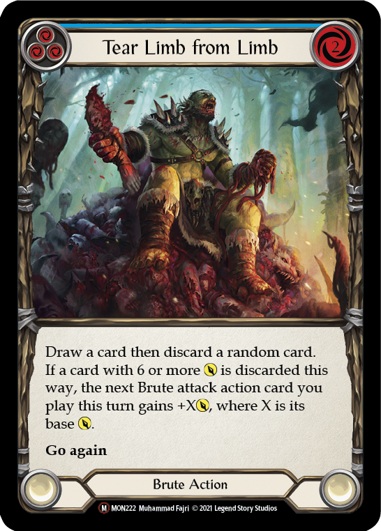 Tear Limb from Limb (Rainbow Foil) [U-MON222-RF] Unlimited Rainbow Foil | Webway Games