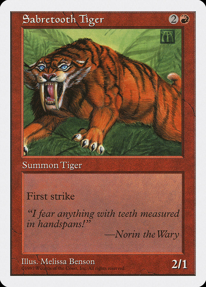 Sabretooth Tiger [Fifth Edition] | Webway Games