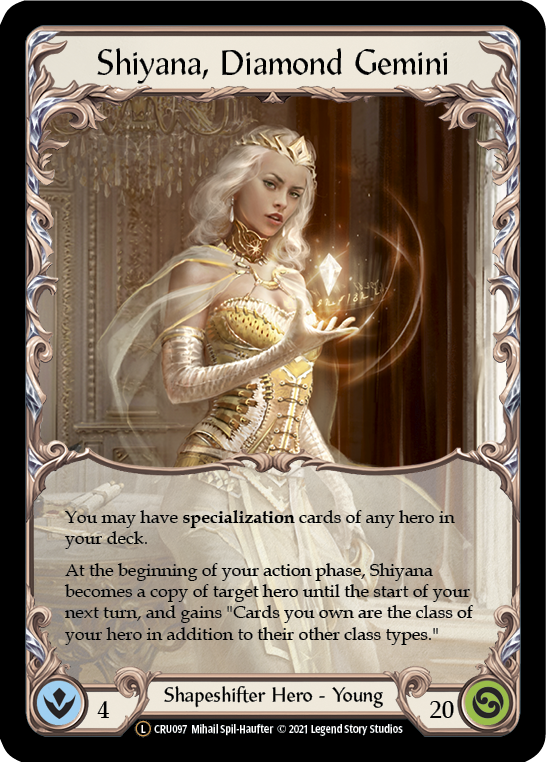 Shiyana, Diamond Gemini (Rainbow Foil) [CRU097-RF] Unlimited Rainbow Foil | Webway Games
