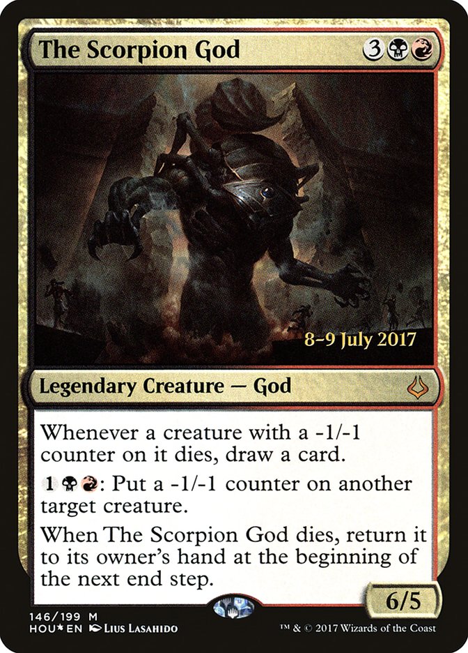 The Scorpion God  (Prerelease) [Hour of Devastation Prerelease Promos] | Webway Games