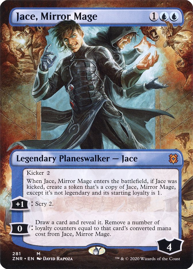 Jace, Mirror Mage (Borderless) [Zendikar Rising] | Webway Games