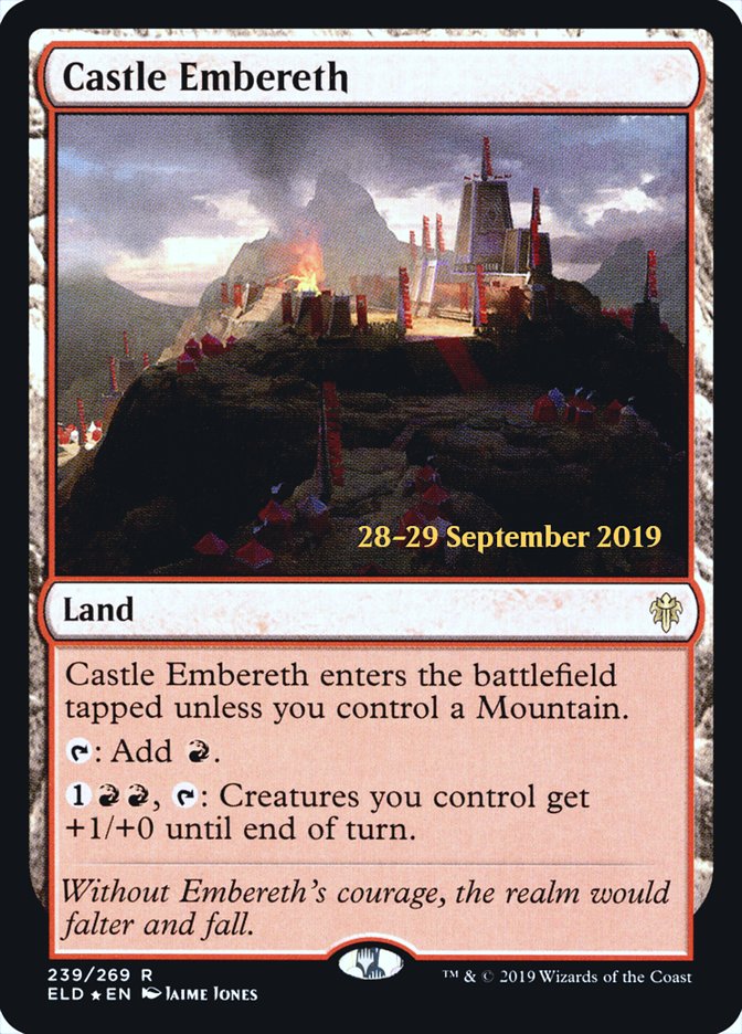 Castle Embereth  [Throne of Eldraine Prerelease Promos] | Webway Games