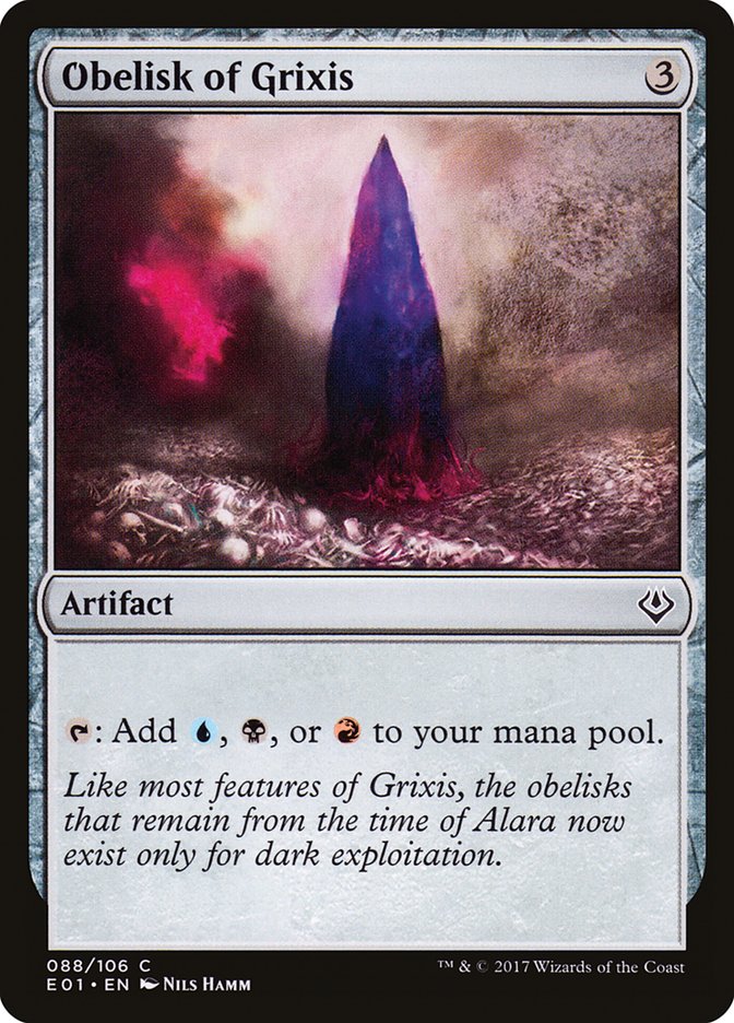 Obelisk of Grixis [Archenemy: Nicol Bolas] | Webway Games