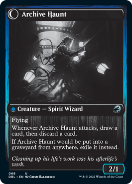 Overwhelmed Archivist // Archive Haunt [Innistrad: Double Feature] | Webway Games
