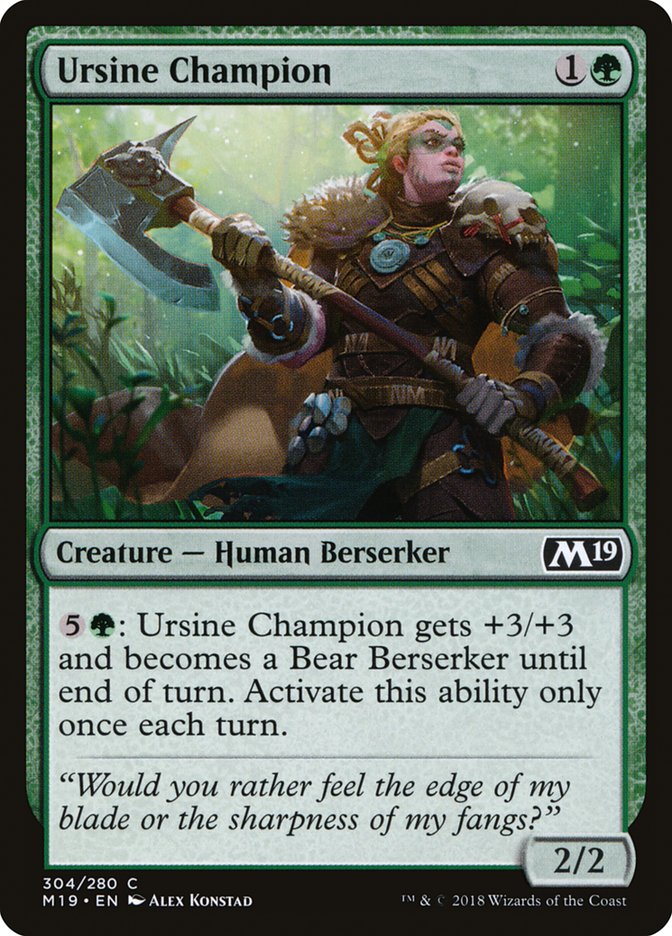 Ursine Champion [Core Set 2019] | Webway Games