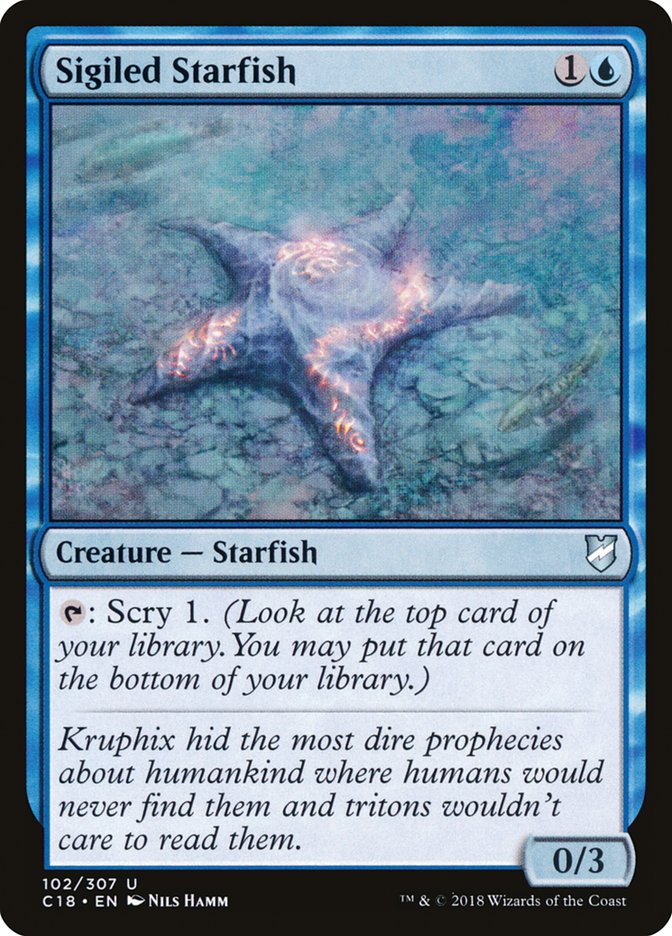 Sigiled Starfish [Commander 2018] | Webway Games