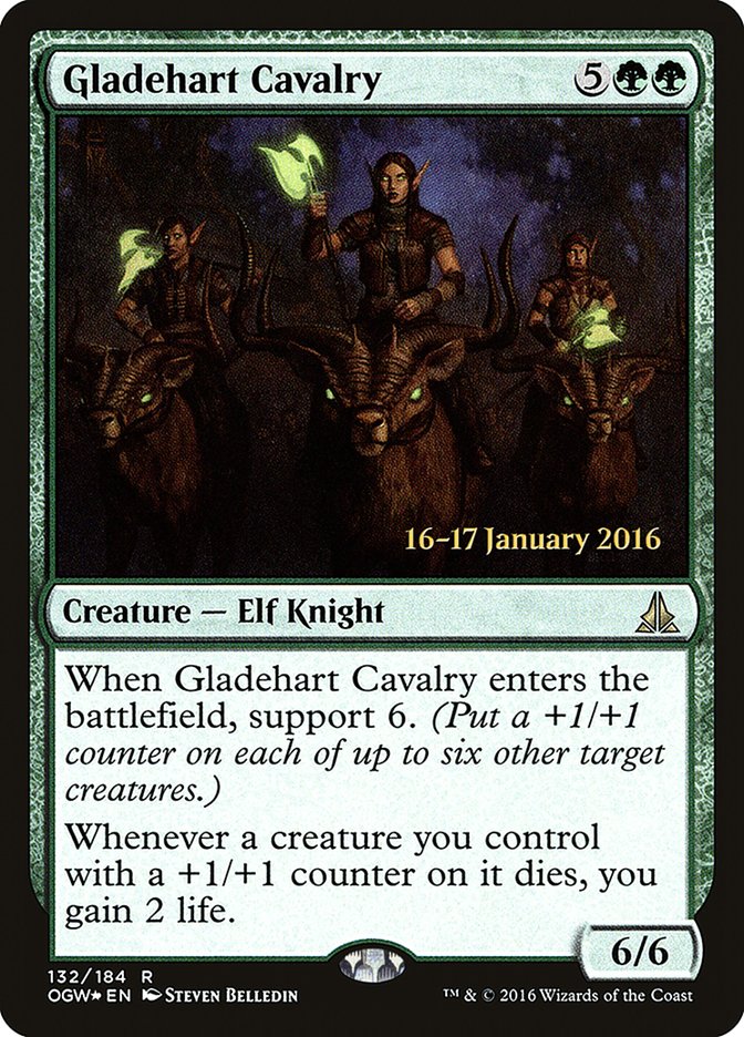Gladehart Cavalry (Prerelease) [Oath of the Gatewatch Prerelease Promos] | Webway Games