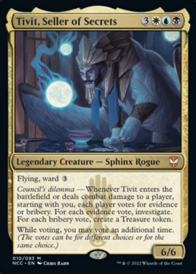 Tivit, Seller of Secrets [Streets of New Capenna Commander] | Webway Games