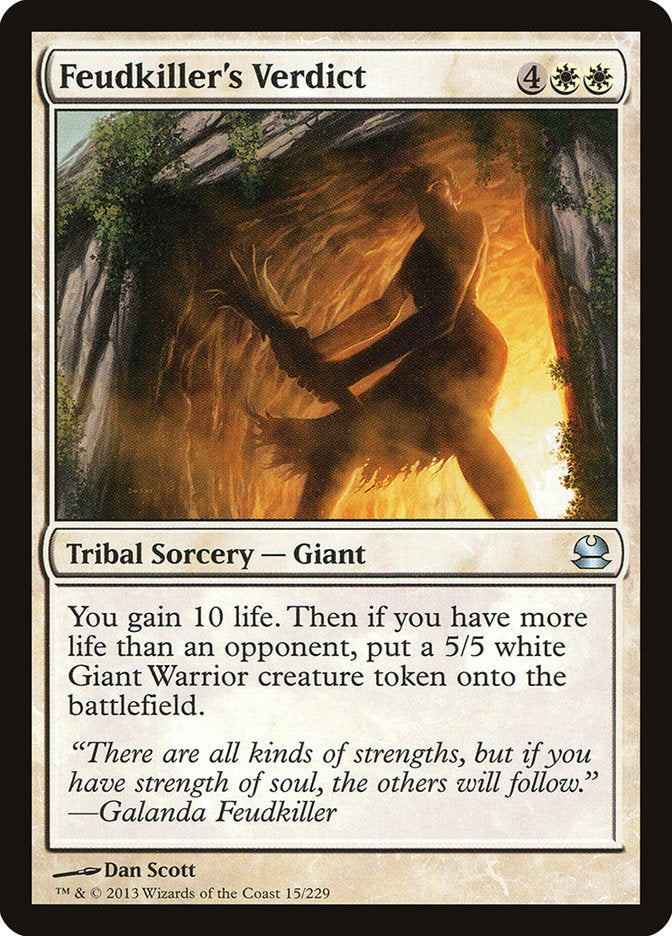 Feudkiller's Verdict [Modern Masters] | Webway Games