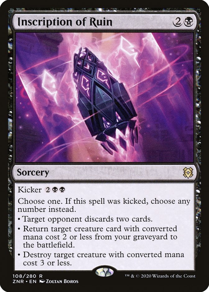 Inscription of Ruin [Zendikar Rising] | Webway Games