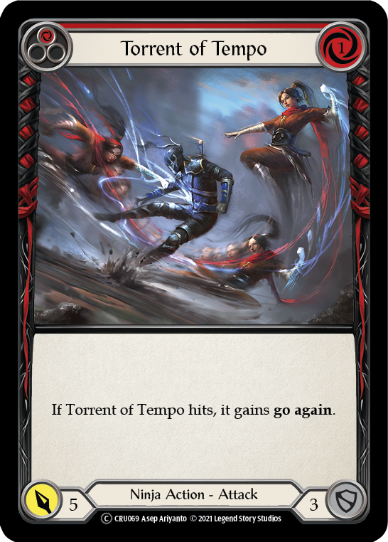 Torrent of Tempo (Red) [CRU069] Unlimited Normal | Webway Games
