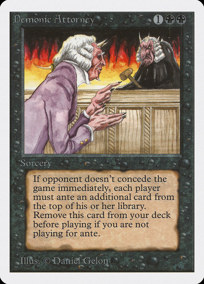 Demonic Attorney [Unlimited Edition] | Webway Games
