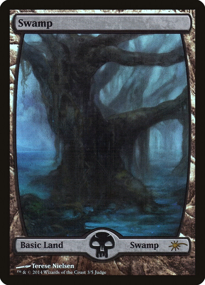 Swamp (#3★) [Judge Gift Cards 2014] | Webway Games