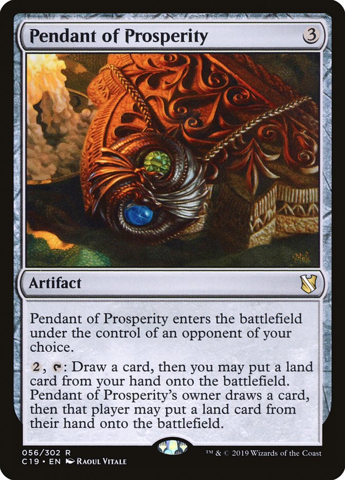 Pendant of Prosperity [Commander 2019] | Webway Games