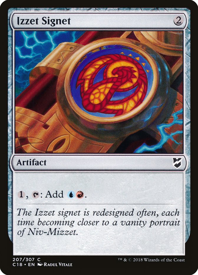 Izzet Signet [Commander 2018] | Webway Games
