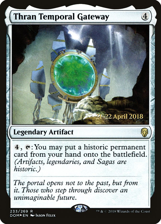 Thran Temporal Gateway  (Prerelease) [Dominaria Prerelease Promos] | Webway Games